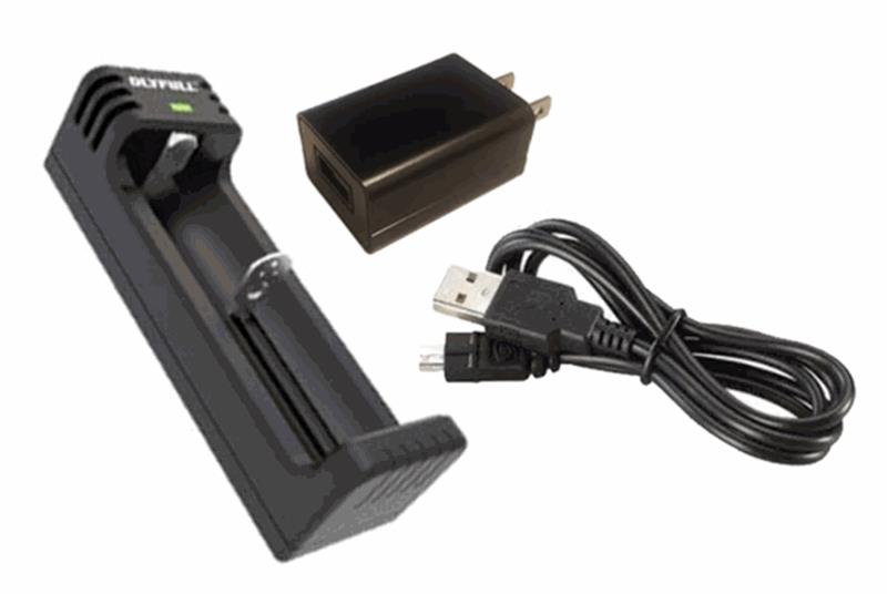 HALO 1-BATTERY LI-ION CHARGER US PLUG - Illumagear